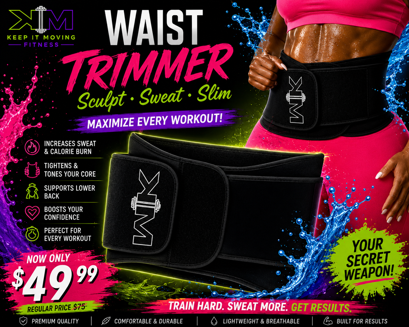 Double Strapped Sweatband